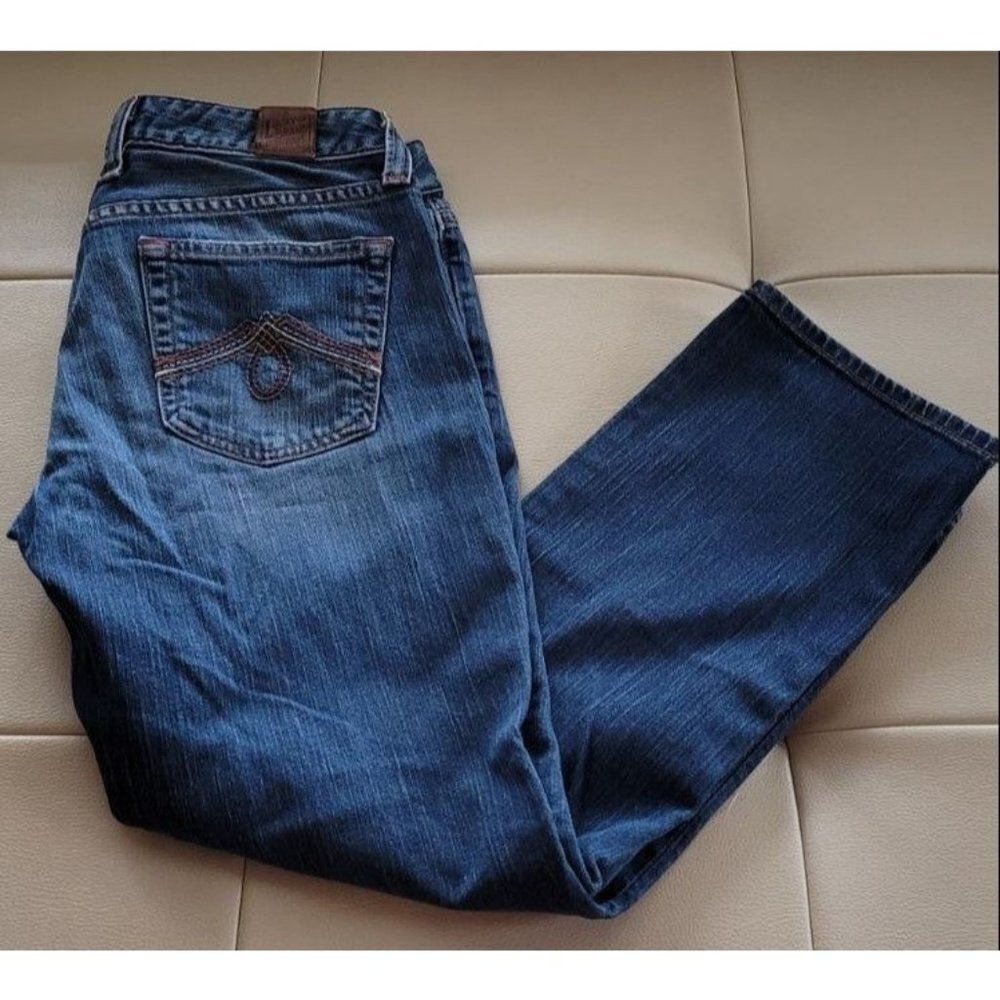 Lucky Women's Blue Jeans Straight Leg Size 6/28 - Picture 2 of 5